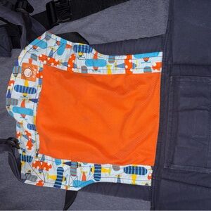 Tula Kids Carrier with Orange and Multicolor Design
